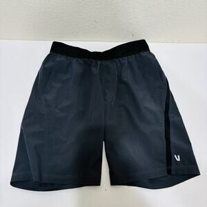 Vuori Black Shorts Small Side Zipper